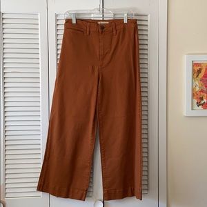 Madewell Emmett wide leg crop pant